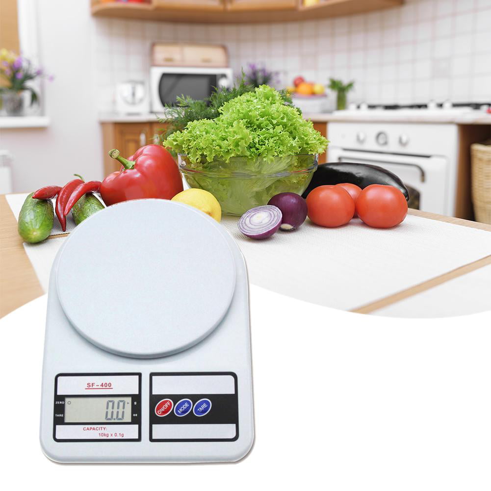10kg x 1g Digital Kitchen Scale Food Electronic Gram Scales Postal Diet Cooking 