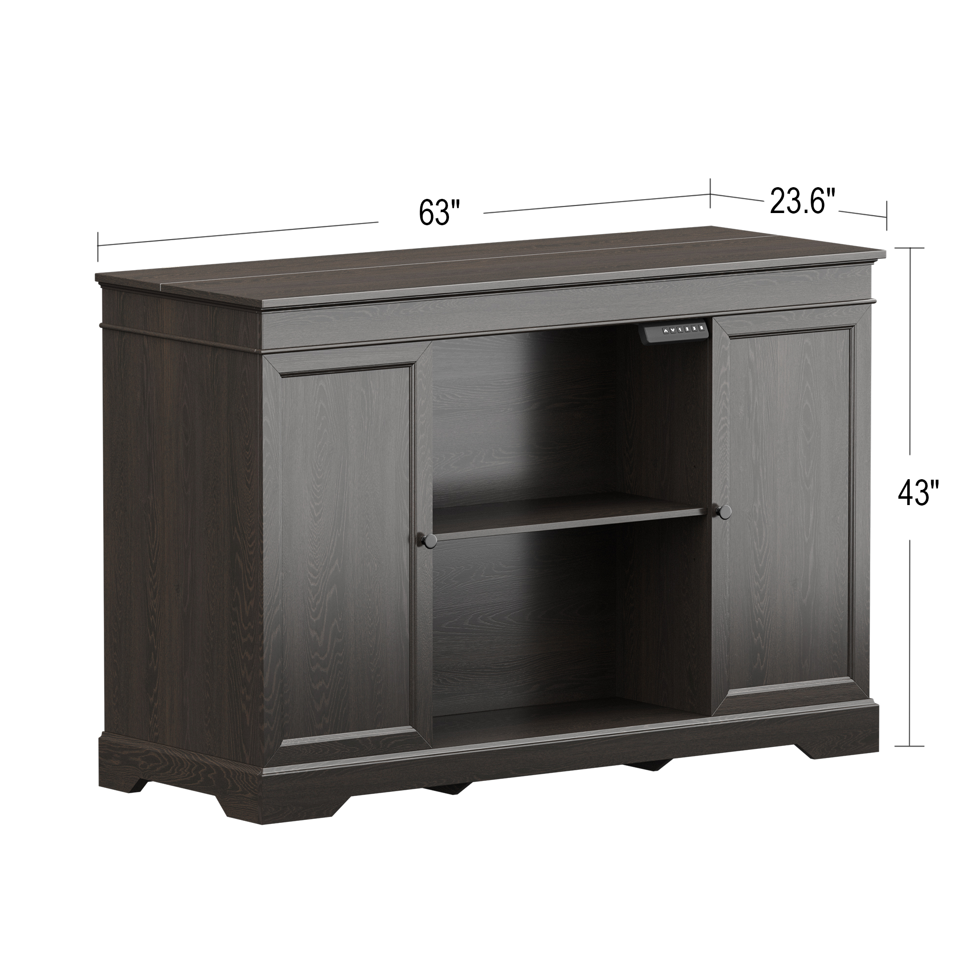 GDLF TV Lift Cabinet, Hidden Motorized Television Lift Cabinet for