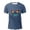 Light Blue, variant on NinXxx Men's Oversized City Print Crew Neck Loose Casual Sports Tee Purple M