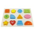 thumbnail image 1 of Juguete de aprendizaje preescolar perfke Rompecabezas de madera para niños pequeños, 1 of 9