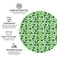 thumbnail image 3 of Honeii Happy St. Patrick's Day Print Leather Coaster Set of 4, Ideal for Safeguarding Your Furniture from Drinks Spills and Effortless cleanup-Round Shape, 3 of 6