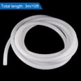 thumbnail image 2 of Unique Bargains 3/8' 10ft White Silicone Bending Insert Hard Tube Soft for Rigid PETG Tubing Water Cooling, 2 of 6