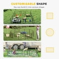 thumbnail image 4 of PawHut Dog Pen with Gate, 12 Panels Puppy Playpen Outdoor Indoor, 24"H, 4 of 10