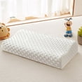 thumbnail image 1 of Almohada para el cuello, almohadas de espuma viscoelástica para aliviar el dolor, almohada para dormir, almohada ergonómica para el dolor de cuello y hombros, almohada cervical ortopédica pa, 1 of 4