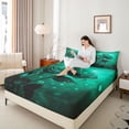 thumbnail image 4 of Castle Fairy Girls Romantic Rose Full Size Sheets,Happy Valentine's Day Bed Sheets, 4 of 7