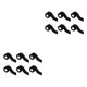 thumbnail image 4 of Toystoory Cinta de kinesiología de aplicación amplia de 6 rollos para parche muscular fácil protección de tobillos parche muscular negro 3,8 negro 3.8 cm * 5m 2Conjunto, 4 of 6