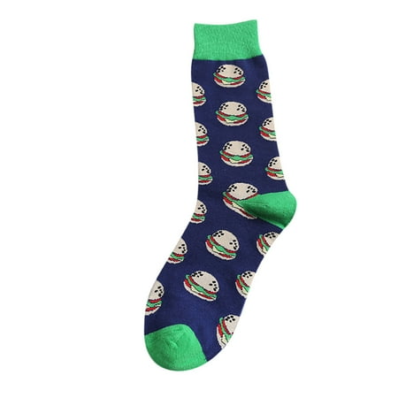 

Zlekejiko Dress Cotton Diamond Socks Color Casual Warm Colorful Block Womens Socks Fashion Socks