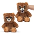 thumbnail image 1 of Feisty Pets Sir Growls-A-Lot- Adorable Plush Stuffed Bear that Turns Feisty with a Squeeze, 8.5" L, 1 of 1