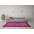 thumbnail image 3 of Ahgly Company Indoor Square Abstract Pink Modern Area Rugs, 8' Square, 3 of 4