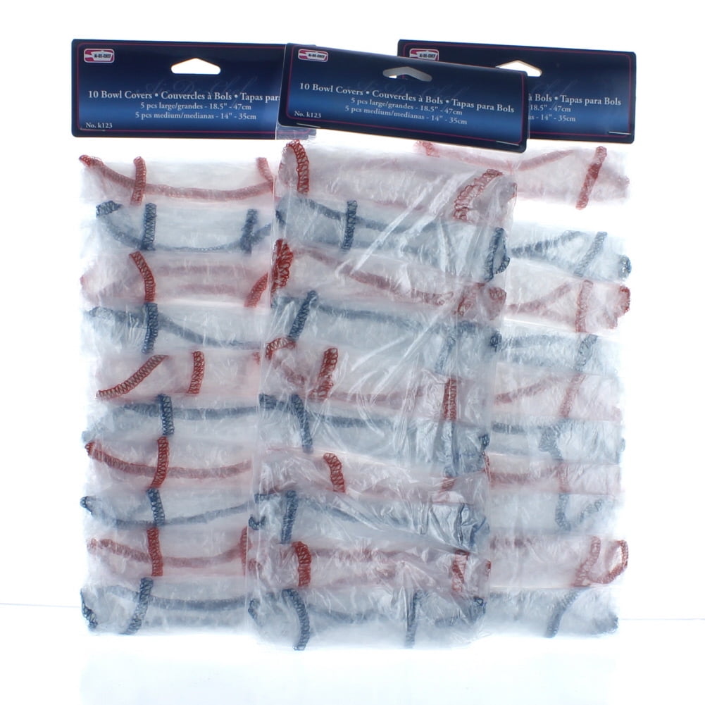 aidechef k01233pk 30 elastic plastic bowl covers large medium