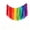 A-Multicolor, variant on Rainbow Ribbon Banner Flag for Outdoor Courtyard Garden Decoration, Colorful Striped Bunting for Party Birthday Wedding Celebration
