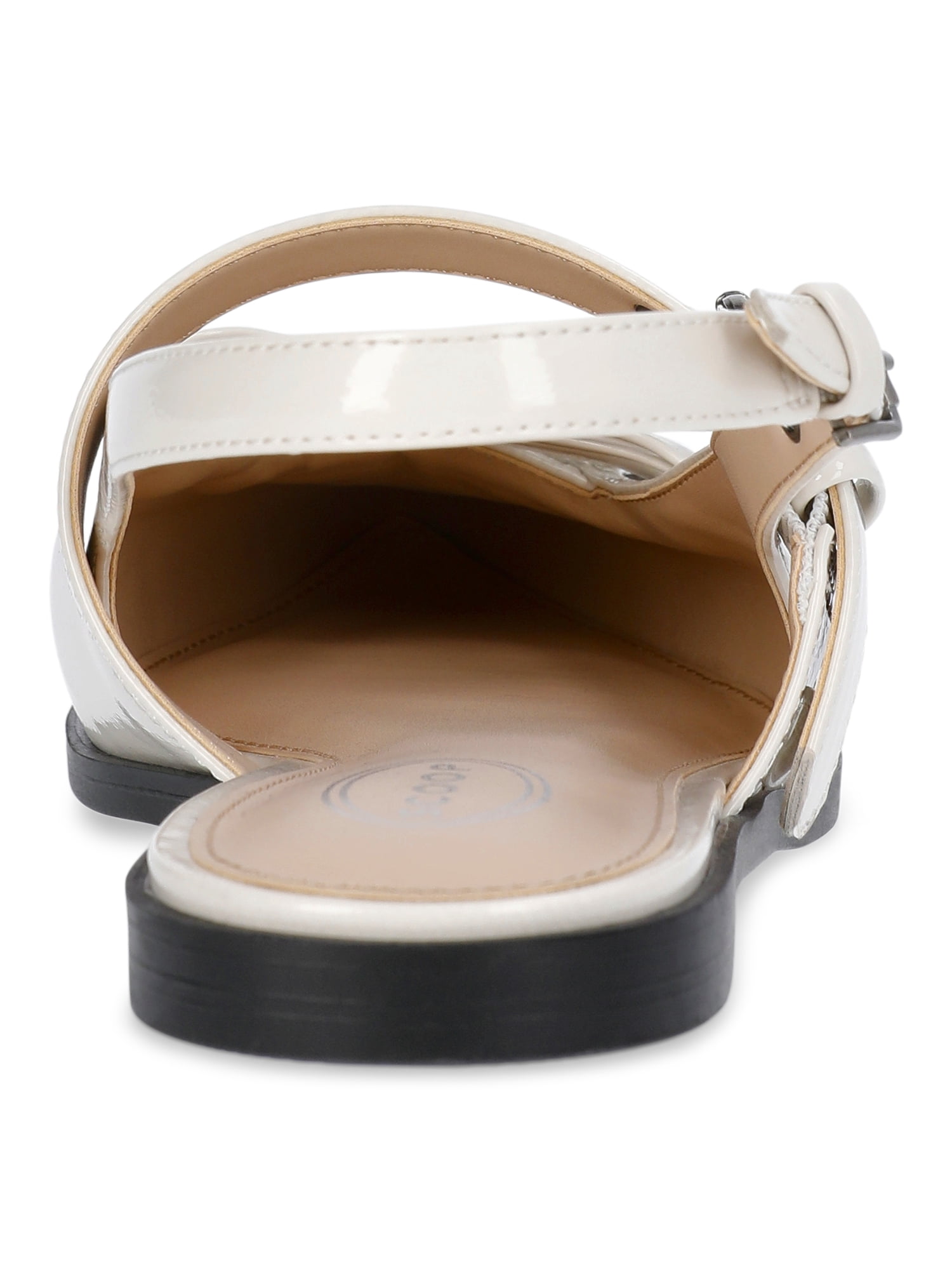 Scoop Women's Patent Faux Leather Corset Flats
