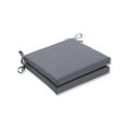 thumbnail image 1 of Pillow Perfect Coussin d'Assise Extérieur/intérieur Rave Graphite Coins Carrés 20x20x3 (Lot de 2), 1 of 4