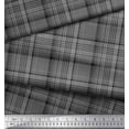 thumbnail image 2 of Soimoi Rayon Fabric Plaid Check Print Fabric by Yard 42 Inch Wide, 2 of 3