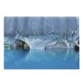 thumbnail image 1 of Blue Cutting Board, Marble Cave General Carrera Lake in Chile Natural Wonders Rocks Azure Water, Decorative Tempered Glass Cutting and Serving Board, Large Size, Blue Purplegrey White, by Ambesonne, 1 of 1