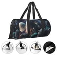 thumbnail image 5 of ZICANCN Galaxy Track Track Travel Duffle Bag, Sports Tote Gym Bag Weekenders Bags for Women Men, 5 of 8