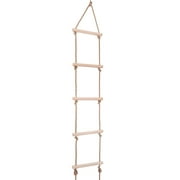 Climbing Rope Ladder for Kids - Backyard Outdoor Exercise Equipment - Ladder, Playground Rope Ladder for Swing Set