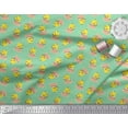 thumbnail image 3 of Soimoi Silk Fabric Cup,Plate & Chick Cartoon Printed Fabric 1 Yard 42 Inch Wide, 3 of 3
