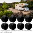 thumbnail image 3 of 8Pcs Truck Tow Ball Cover Soft Rugged Trailer Hitch Ball Cover for RV Caravan, 3 of 7