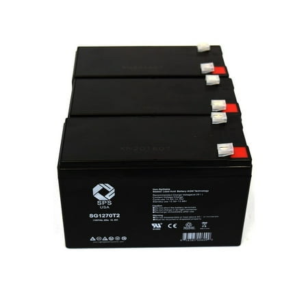 SPS Brand 12V 7 Ah Replacement Battery  for Best Power Patriot SMT420 UPS (3