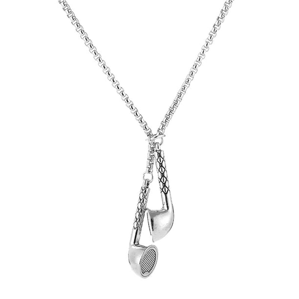 Hop Collar de la Mujer Earbud para los hombres de la cadera y el estilo de tendencia Collar Collares y Colgantes