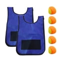 thumbnail image 1 of Toystoory Dodgeball Sticky Vest Outdoor Throwing Ball and Playing Vest Kit Niños Juego de pelota Accesorio Billar, 1 of 6