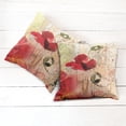 thumbnail image 6 of Ambesonne Floral Throw Pillow Cover 2 Pack, Retro Floral Design, 16", Multicolor, 6 of 7