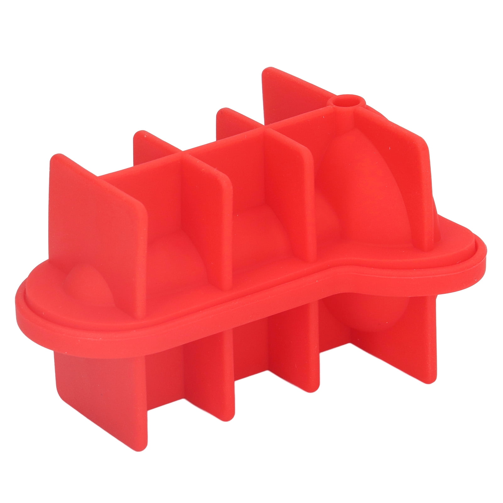 HEITIGN Silicone Ice Cube Tray Funny Silicone Ice Cube Mold 3D Adult Spoof  Ice Tray with Lid Fun Shape Multipurpose Molds Great for Parties Events Red