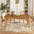 thumbnail image 3 of Tribesigns 70.86 in Rectangle Spacious Dining Table, Walnut, 3 of 7