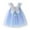 Blue, variant on Dresses for Girls 12-14 Toddler Girls Sparkly Star Moon Sequin Fly Sleeve Dress for Rainbow Dance Party Dress Up Clothes for Girls