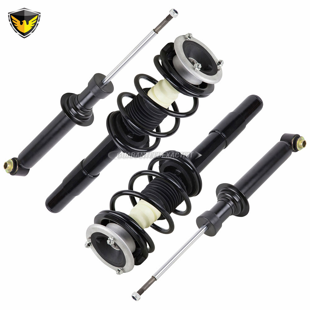 For BMW 525i 530i & 528i Front Rear Strut Spring & Shocks