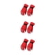 thumbnail image 2 of Ounissouiy 1 par * Guantes de nieve Cubiertas de manos gruesas Accesorio de ropa para mantener el calor Guante de esquí Calentador de manos para rojo 3piezas, 2 of 6