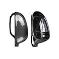 thumbnail image 3 of 2pcs Carbon Fiber Style Abs Side Rear View Mirror Cover Replacement For Golf 5 Mk5 2003-2009, 3 of 5
