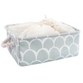 thumbnail image 1 of Unique Bargains Collapsible Fabric Storage Bin Basket Closet Organizers Drawstring Closure, 1 of 10