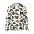 thumbnail image 1 of Lsque Various Turtle Pattern UPF 50+ Lightweight Sun Protection Men's Women's Long Sleeve Shirt, Hoodie Performance -Small, 1 of 7