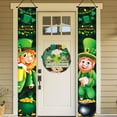 thumbnail image 6 of St. Patrick's Day Banner Decorations, 70.9x11.8 Inch Green Polyester Hanging Garland for Front Porch, Door, Wall, Fireplace Mantel, Classroom, Office, Irish Party, Parade, 6 of 7