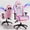 Pink, variant on Mr IRONSTONE Gaming Chair for Adults, 7 Point Massage Computer Chair with Bluetooth Speakers RGB, Heavy Duty 400lbs Ergonomic PC Chair with 3D Armrests Footrest, Black/White