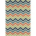 thumbnail image 5 of Momeni Baja BAJ-9 Chevron Navy 1'8" X 3'7", 5 of 5