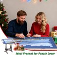 thumbnail image 3 of FUNTOK 2000 Pieces Puzzle Table with 4 Wheels, Adjustable Jigsaw Table in Height Angle with Cover Upgraded Stability for Adults, 3 of 11
