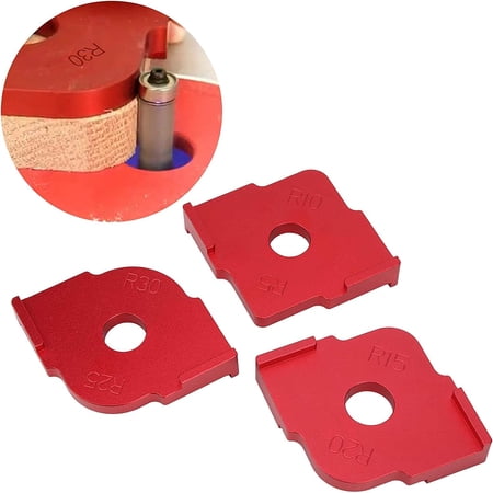 Large Radius Router Jig YERDGARY 3 Models of Jig Router, Router Accessories Corner Radius Quick ...