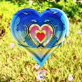 thumbnail image 4 of DelfíN Wind Spinner para Patio, CéSped y JardíN, Esculturas de Viento para DecoracióN de JardíN al Aire Libre, DíA de San ValentíN 12 Pulgadas Azul, 4 of 7