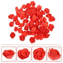 Masteelf  200 Pcs Artificial Small Roses Foam Bear Flower Head DIY Bouquet