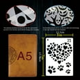 thumbnail image 5 of 24Pcs Planner Stencils for Journal Notebook Diary Scrapbook Reusable PET Stencil, 5 of 10