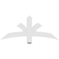 thumbnail image 4 of 48"W x 20"H x 2"D x 4"F, 10/12 Pitch, Davenport Architectural Grade PVC Gable Bracket, 4 of 8
