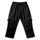 thumbnail image 4 of Ceisia Men's Solid Color Loose Cargo Capris with Elastic Drawstring Waist & Multi Pockets Black M Gifts, 4 of 7