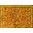 thumbnail image 1 of Ahgly Company Machine Washable Indoor Rectangle Persian Yellow Traditional Area Rugs, 8' x 10', 1 of 4
