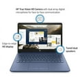 thumbnail image 2 of HP 14'' Ultral Light Laptop for Students and Business, Intel Quad-Core N4120, 8GB RAM, 320GB Storage(64GB eMMC+256GB MicroSD), 1 Year Office 365, Webcam, Wi-Fi, Windows 11 Home in S Mode, Blue, 2 of 7