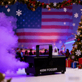 thumbnail image 2 of Fog Machine 400W, Wedding Smoke Machine with Wireless and Wired Remote Control for Christmas Thanksgiving Party Stage, 2 of 6