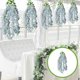 thumbnail image 1 of Enredadera de flor de lila artificial 31,5" | Guirnalda de techo colgante multicolor | Hilo floral decorativo de plástico realista para bodas, arcos, casas, oficina, fondo de fiesta | Hojas, 1 of 6