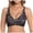 Grey, variant on Deep V Bras for Women No Underwire Seamless Leopard Print Bralettes Push Up Plunge Everyday T Shirt Bra with Extender (Black, S)